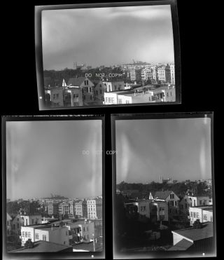 N84 SEVEN C.  1947 NEGATIVES.  EARLY DIFFERENT VIEWS OF SAN FRANCISCO CALIFORNIA 6