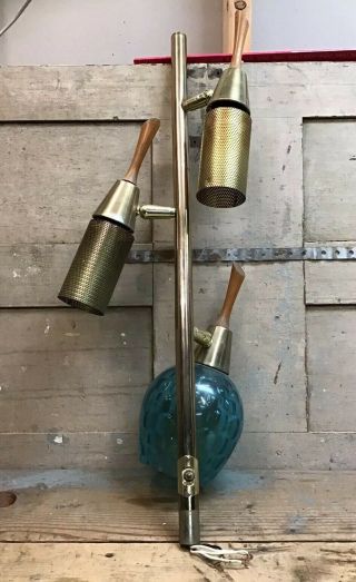 Vintage Mid Century Modern Floor Pole Lamp - / Repair
