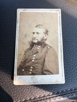 Cdv,  Civil War General Hugh Judson Kilpatrick By Photographer Anthony