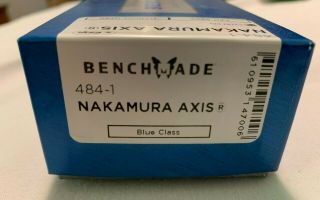 Benchmade 484 - 1 Nakamura AXIS CPM - S90V Carbon Fiber Handle Plain Edge 12