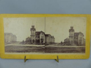 Rare Antique Stereoview Photo Stockton Place Cape May Jersey Ca1880 