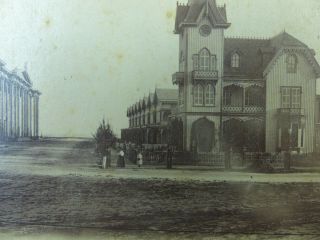 Rare Antique Stereoview Photo Stockton Place Cape May Jersey ca1880 ' s or 90s 4