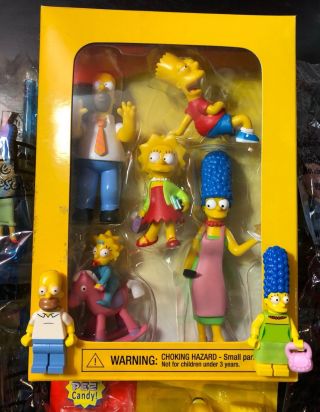 The Simpsons Mini PEZ Dispensers DVD Figures LEGO Slurpee Straws Capsule Toys 2