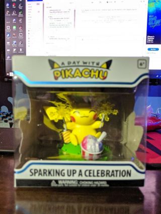 A Day With Pikachu Sparkling Up A Celebration
