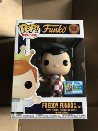 Funko Pop Freddy Big Boy Freaky Tiki Fundays 2019 Limited 520 Sdcc Exclusive