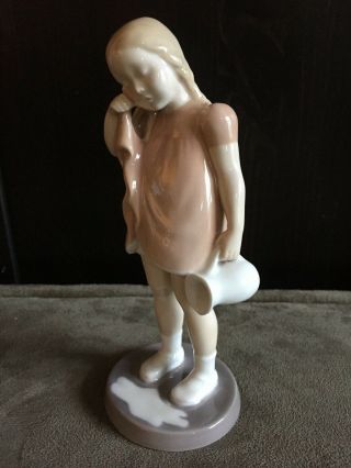 Vintage Bing and Grondahl (B&G) Figurine 2246 ' Spilt Milk ' by Claire Weiss 2