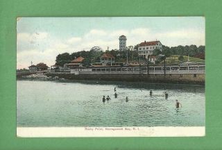 1907 Postcard Rocky Point Narragansett Bay Rhode Island