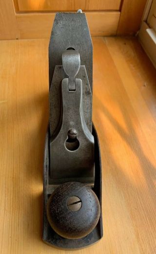 STANLEY 10 1/2 CARRIAGE MAKERS RABBET PLANE TYPE 1 WITH ADJUSTABLE SOLE 4