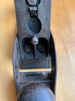 STANLEY 10 1/2 CARRIAGE MAKERS RABBET PLANE TYPE 1 WITH ADJUSTABLE SOLE 8