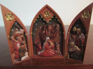 Highly Collectible Limited Edition Anri Nativity: Triptych Number 807/2001