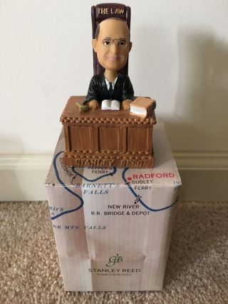 Stanley Reed Bobblehead Green Bag Supreme Court Justice - 2