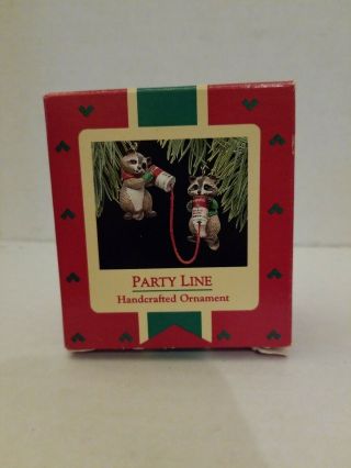 Hallmark Keepsake Ornament Raccoon Party Line