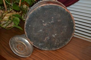 Vintage Copper look Tea Kettle with Handle,  Lid - Rustic - well - 7
