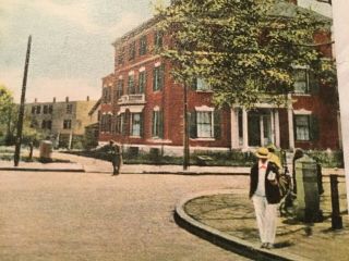 1910? Postcard Lynn,  MA Mass St.  Mary’s Church And School No Cars 2