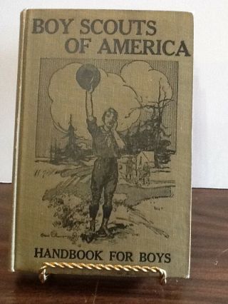 Hand Book - 1911 Hard Bond - Waukun,  Wisconsin - Boy Scout Bsa 7/20