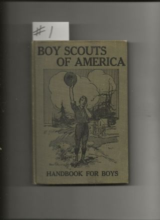 HAND BOOK - 1911 HARD BOND - Waukun,  Wisconsin - Boy Scout BSA 7/20 5