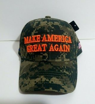 Maga President Donald Trump Make America Great Again Hat Camouflage Cap