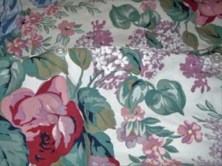 Ralph Lauren ' Allison ' Floral Queen/Full Duvet Cover 100 Cotton 5