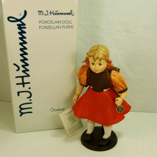 M.  J.  Hummel Goebel School Girl Porcelain Doll