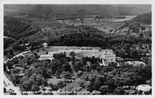 White Sulphur Springs,  West Virginia " The Greenbrier - Set Of 8 " Rppc Real Photo
