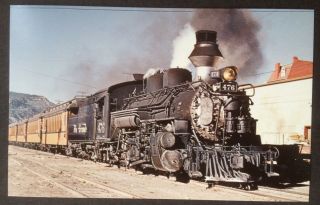 Denver & Rio Grande Western Railroads Locomotive No.  476 At Durango Station