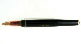 1941 Parker 51 First Year Fountain Pen Half Demonstrator W/ Red Collector