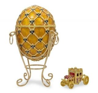 The Imperial Faberge Inspired 1897 Coronation Egg