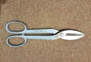 Wiss A - 9 Tin Snips 12” Vintage Drop Forged Solid Steel Metal Shears Great Cond.