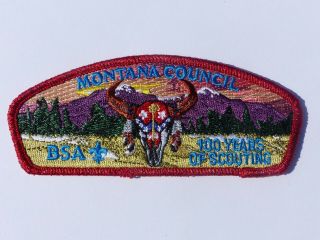 Montana Council 100th Anniversary 2010 Bsa Cententennial Csp Sa77 Only 500 Made