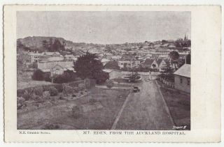Zealand,  Mt.  Eden From Auckland District Hospital - Unposted - 2204