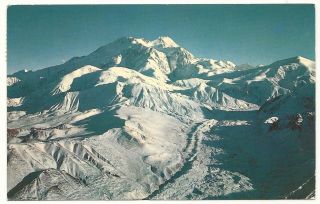 Mt Mckinley Alaska Scenic Vintage Postcard Posted 1964