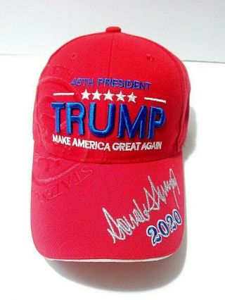 MAGA President Donald Trump 2020 Make America Great Again Hat Red Cap. 2
