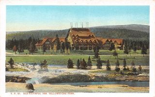 C20 - 8757,  Old Faithful Inn,  Yellowstone Park Wyoming