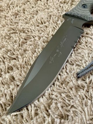 Chris Reeve Pacific Knife Signed By Bill Harsey