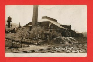 Clarksburg,  Wv Rppc Adamston Glass Factory,  Railroad Cars,  Sep 10,  1910 Xf