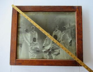 Scovill Mfg.  Co.  Glass Plate Holder Camera 16 x 20 Inch and Portrait Negative 2