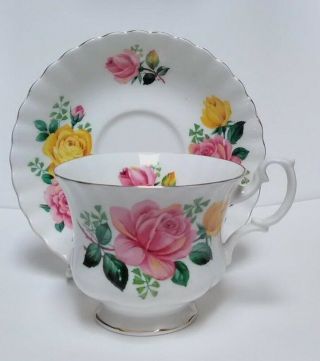 Royal Albert Teacup And Saucer - Vintage