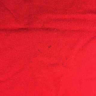 Vintage PENDLETON Throw Blanket Virgin Wool Made In USA 70s Red 5