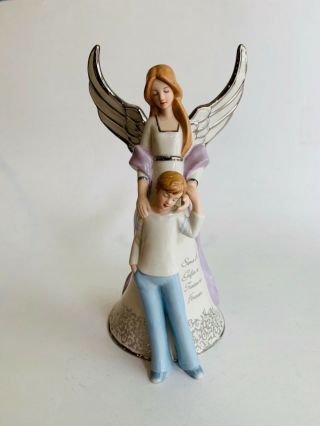 Bradford Exchange,  2004,  Angel,  Music Box.  Sons are Gifts to Treasure Forever 2