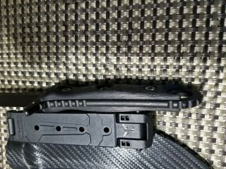 Microtech Borka SBK Carbon Fiber DLC M390 Fixed Persian Knife S/N 1362.  11/2017 11
