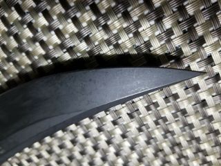 Microtech Borka SBK Carbon Fiber DLC M390 Fixed Persian Knife S/N 1362.  11/2017 7