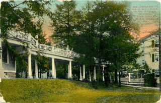 Pennsylvania Postcard: Colonnade To Main Building Birmingham School,  Pa