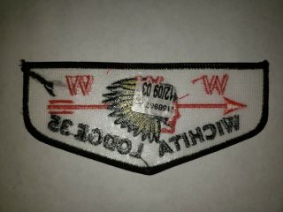 Boy Scout OA 35 Wichita Lodge 1 Per Life Flap F7? 2