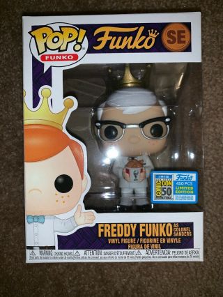 Freddy Funko Fundays Pop Ad Colonel Sanders Kfc Le 450.  Sdcc 2019.  On Hand