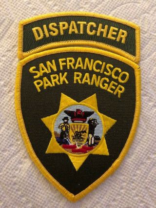 California San Francisco Park Ranger Police Dispatcher (two Piece Patch)
