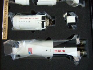 1/144 Otona no Chogokin Apollo 13 & Saturn V Rocket Die - cast BANDAI 5