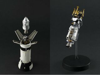 1/144 Otona no Chogokin Apollo 13 & Saturn V Rocket Die - cast BANDAI 8
