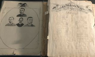1880s SCRAPBOOK PACKED CALIFORNIA MILITARY ACADEMY,  OREGON NATIONAL GUARD, 4