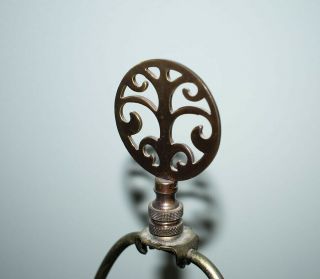 Frederick Cooper Cranes Form Figural Bronze Metal Table Lamp 6