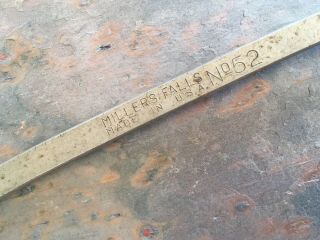 Vintage Millers Falls No 52 COPING SAW 2